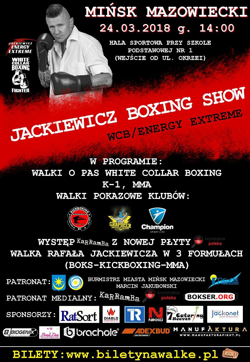 Gala Białych Kołnierzyków - White Collar Boxing - Rafał Jackiewicz