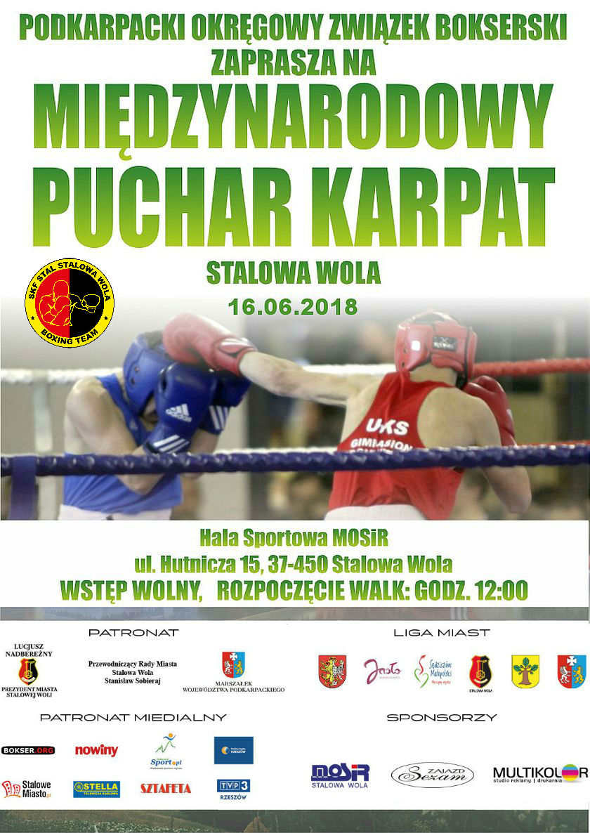 Cykliczny turniej bokserski - Międzynarodowy Puchar Karpat vol.2 w Stalowej Woli