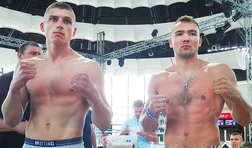 Walka meczu Ekstra Ligi Boksu Olimpijskiego - Maciej Haba vs Przemysław Kulig