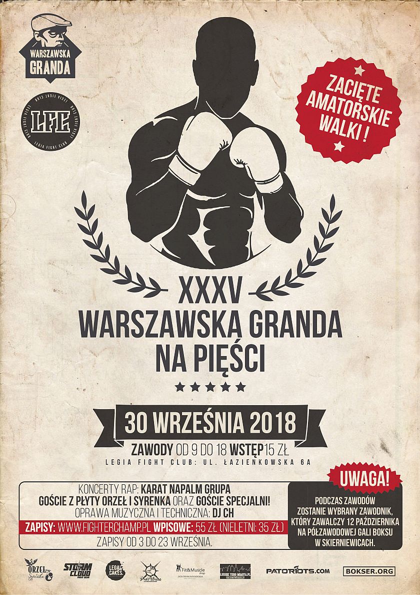 Warszawska Granda na Pięści w Legia Fight Club