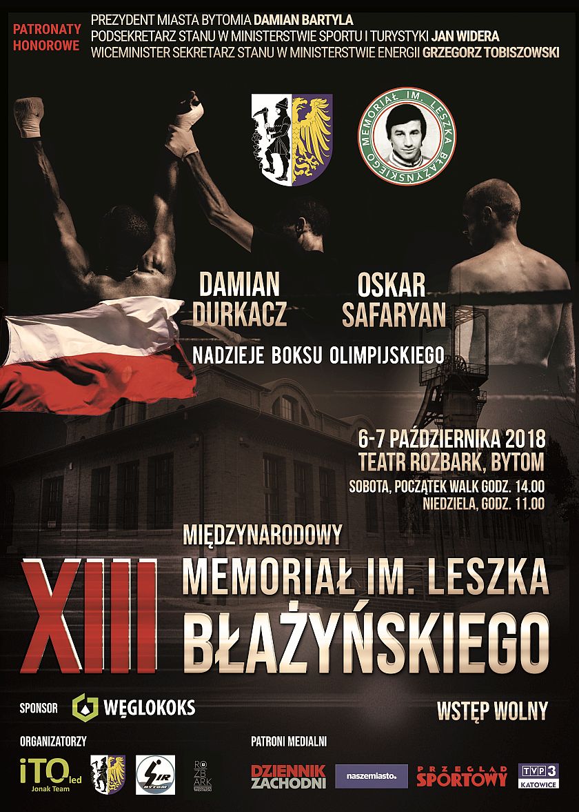 Memoriał im. Leszka Błażyńskiego w teatrze ROZBARK - Bytom