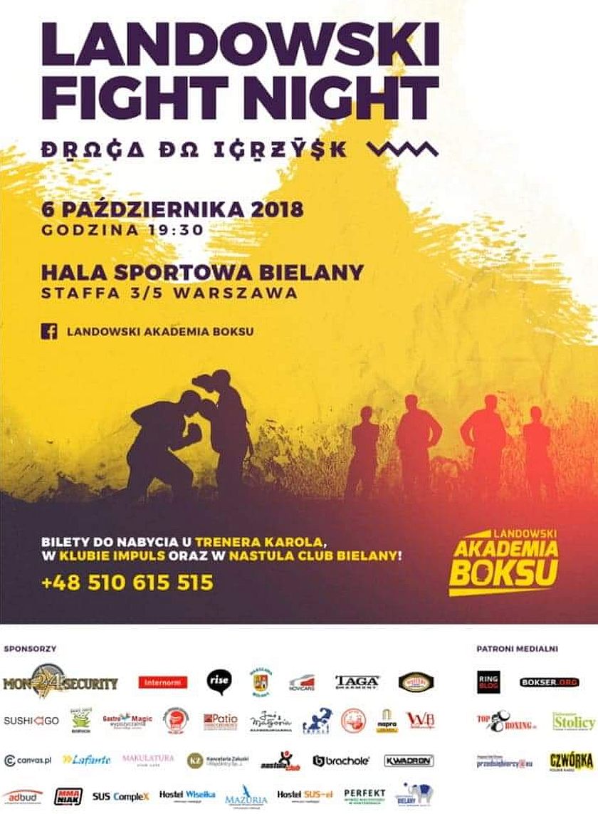 Landowski Fight Night - Droga do Igrzysk w Warszawie