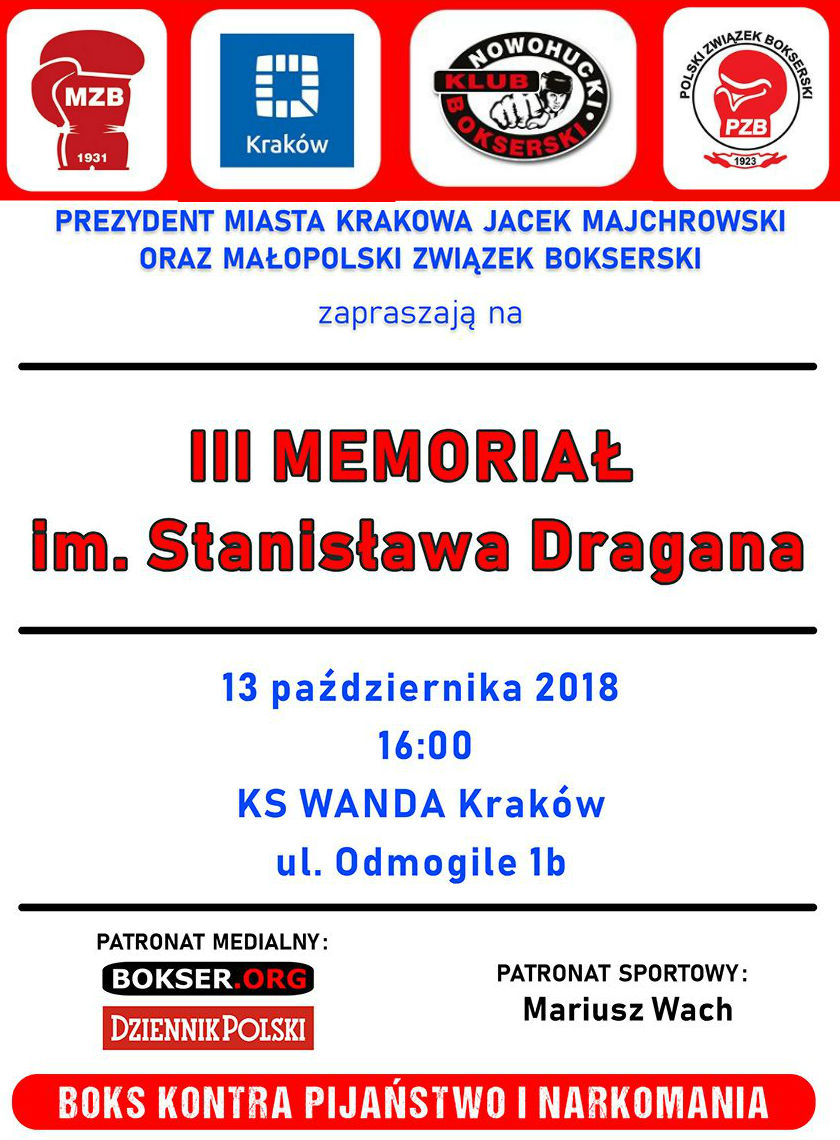 Memoriał Stanisława Dragana w Krakowie