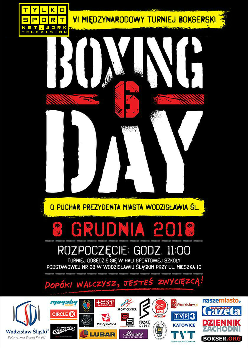 Telewizyjny przekaz z Boxing Day 6 w Wodzisławiu Śląskim