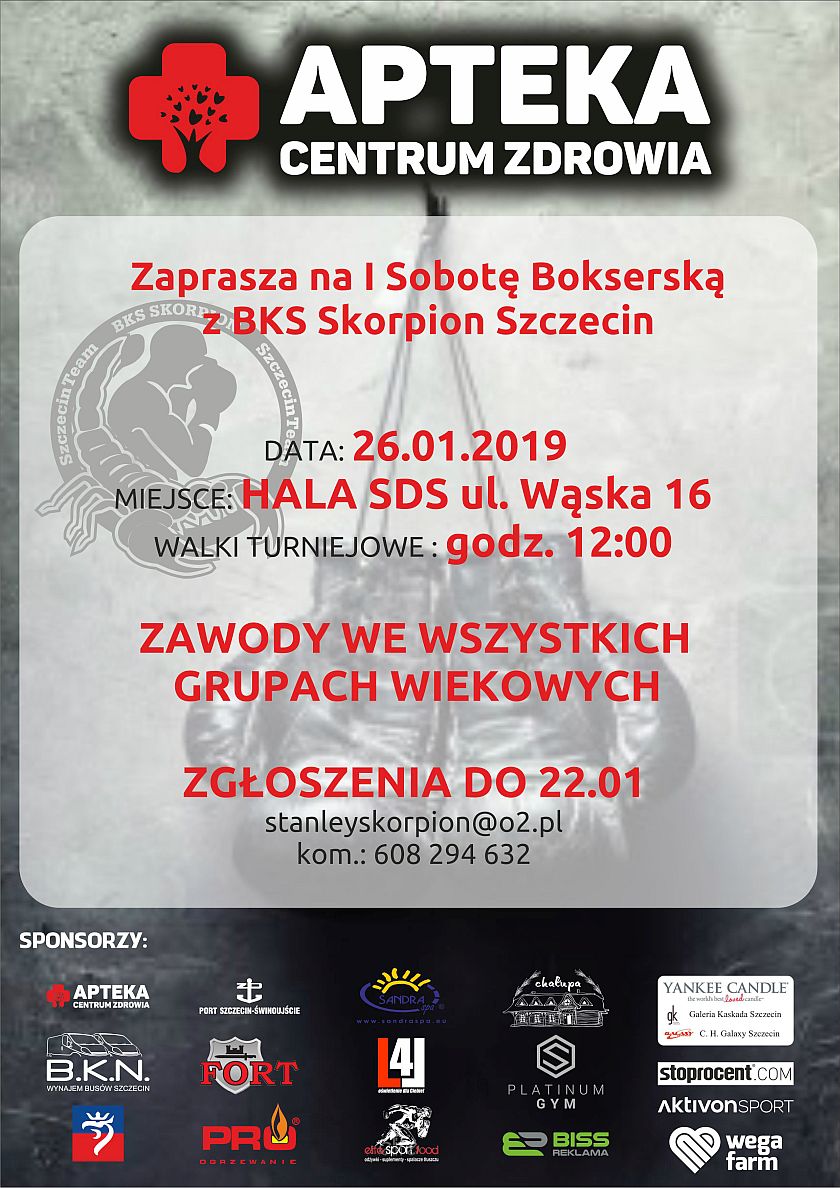 Maroton Bokserski - Sobota, 22 stycznia 2019 - Szczecin