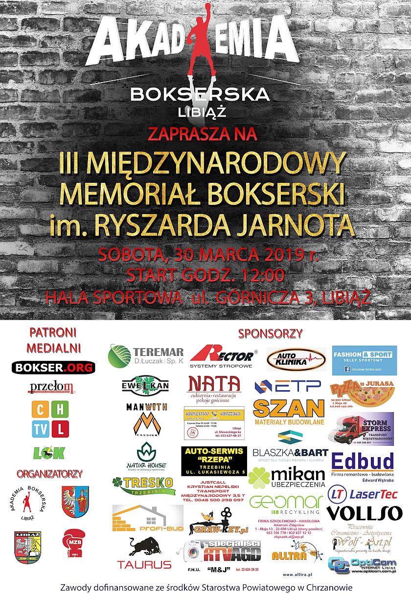 III Międzynarodowy Memoriał Ryszarda Jarnota 2019 Libiąż