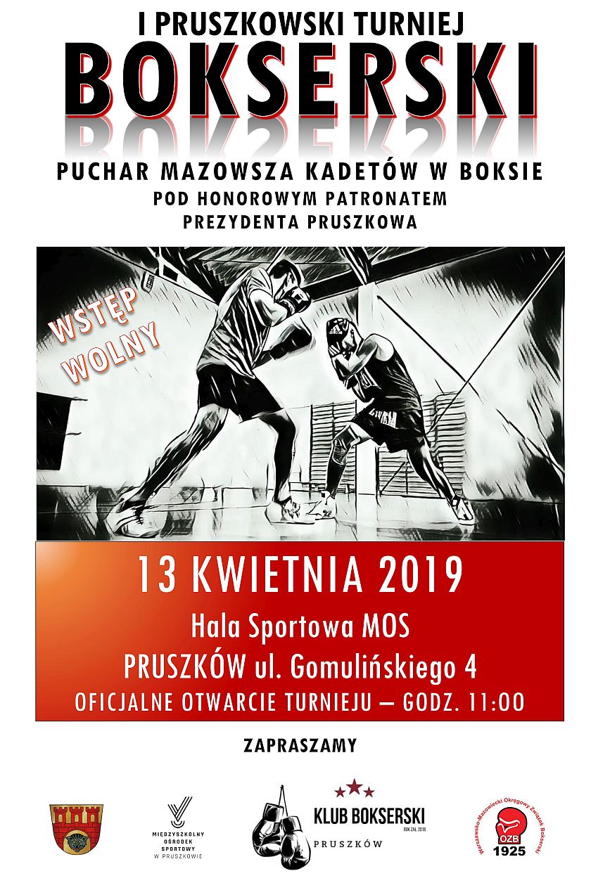 Pierwszy Pruszkowski Turniej i Puchar Mazowsza Kadetów 2019 