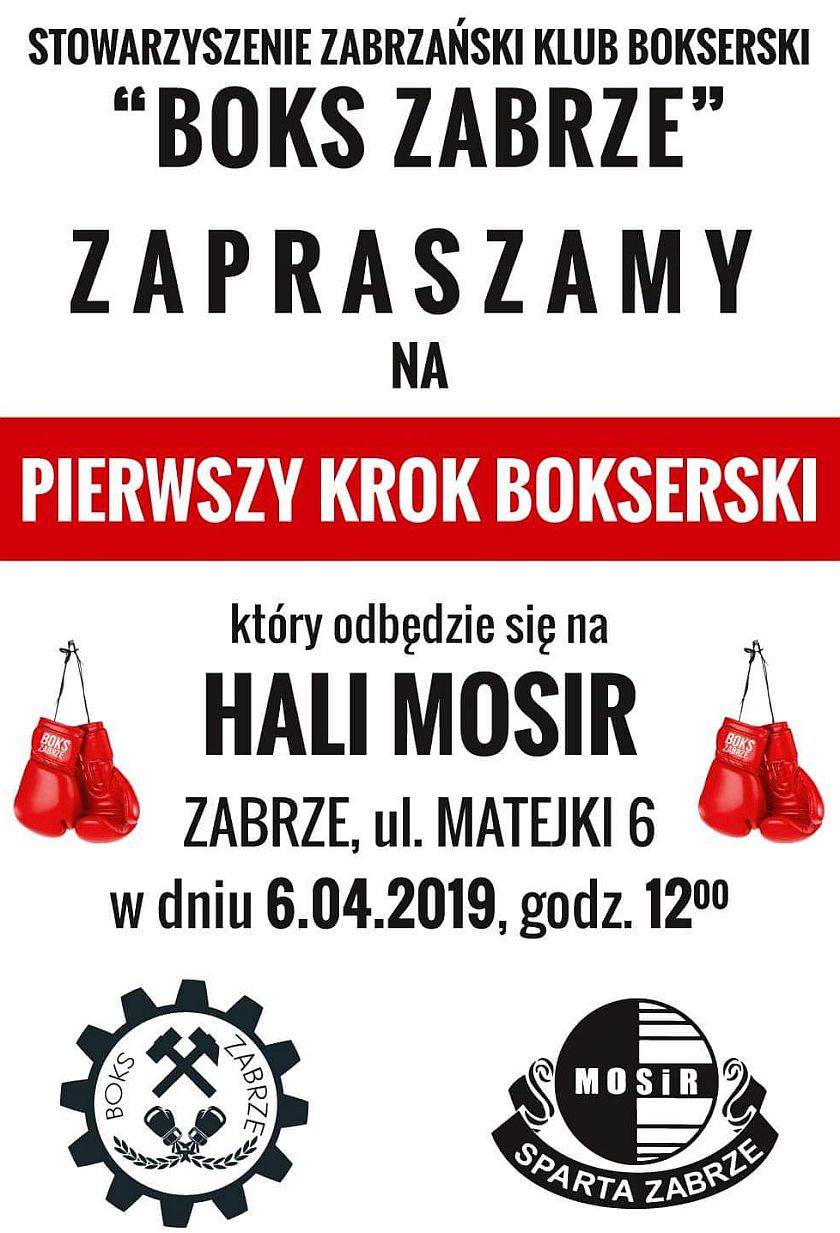 Pierwszy Krok Bokserski dla wszyskich w Zabrzu