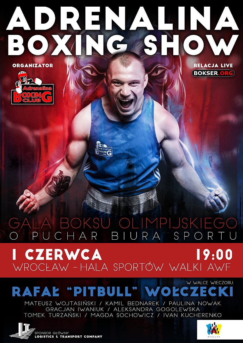 Gala Boksu Olimpijskiego o Puchar Biura Sportu 'Adrenalina Boxing Show' AWF Wrocław