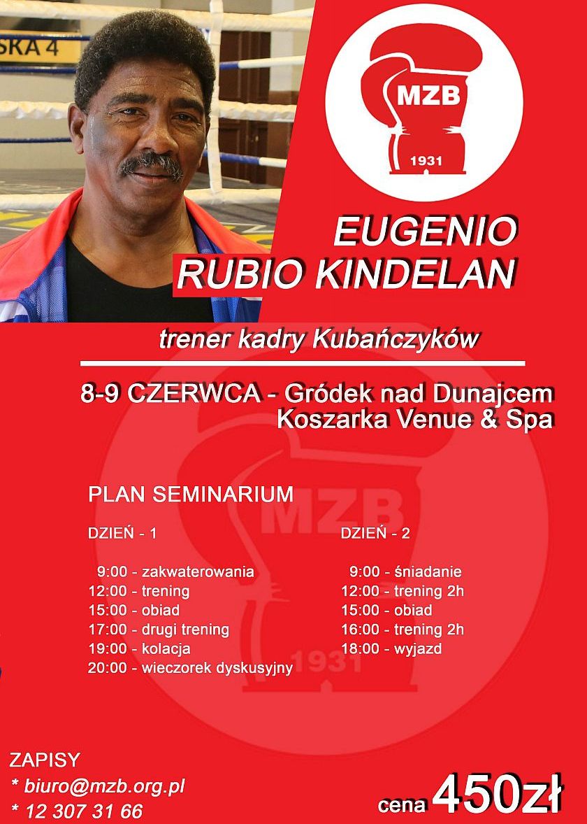 Seminarium z Eugenio Rubio Kindelana - trenerem kadry narodowej Kuby