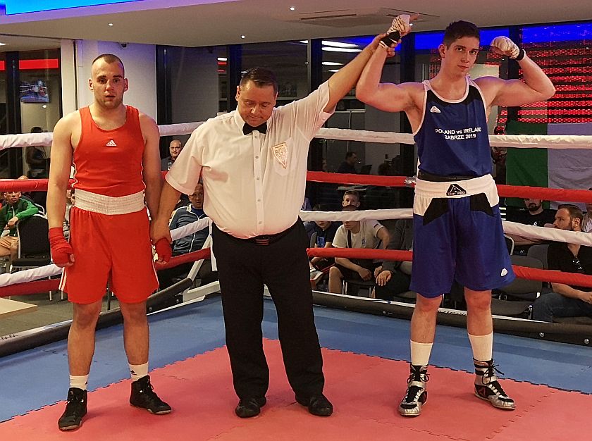 81kg Tabak Dominik (Polska) - Thomas O'Toole (Irlandia)