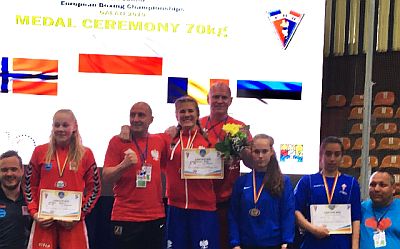 Podium Zofia Stachowiak na Mistrzostwach Europy w Galati