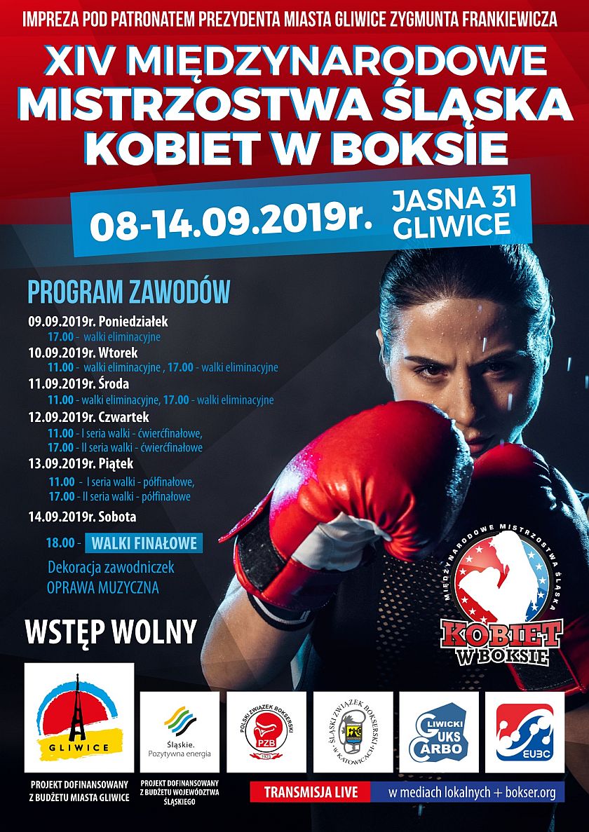 Międzynarodowe Mistrzostwa Slaska Kobiet w Boksie - Gliwice 2019