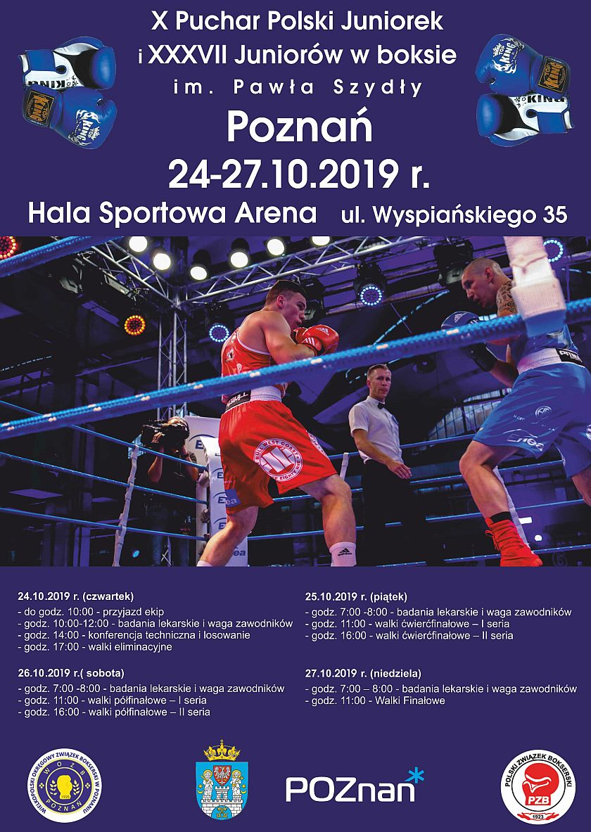 Puchar Polski Juniorek i Juniorów w Boksie - Poznań 2019