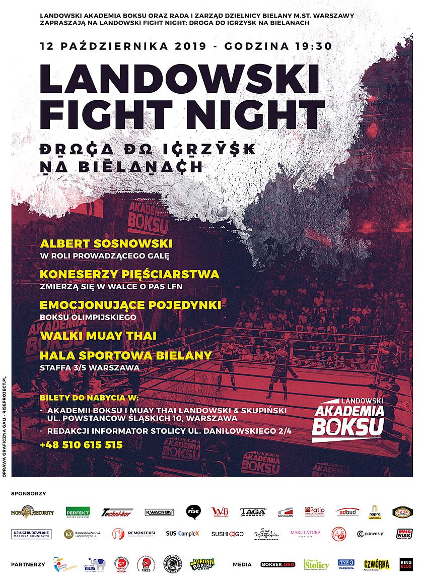 Landowski Fight Night Droga do Igrzysk - Warszawa, Bielany