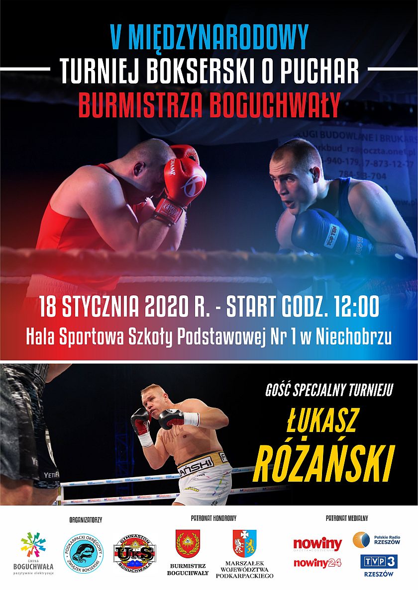 V Ogólnopolski Turniej o Puchar Burmistrza Boguchwały - Hala Niechobrz - Andrzej Niedziałek