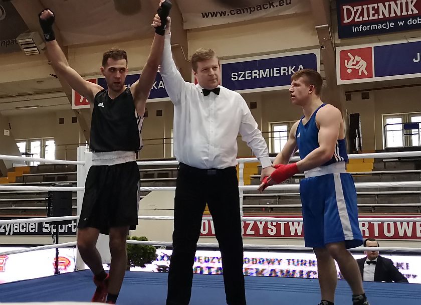 75kg Mehdi Fayad (Francja) vs Kamil Urbański (Boxing Team Gosiewski)