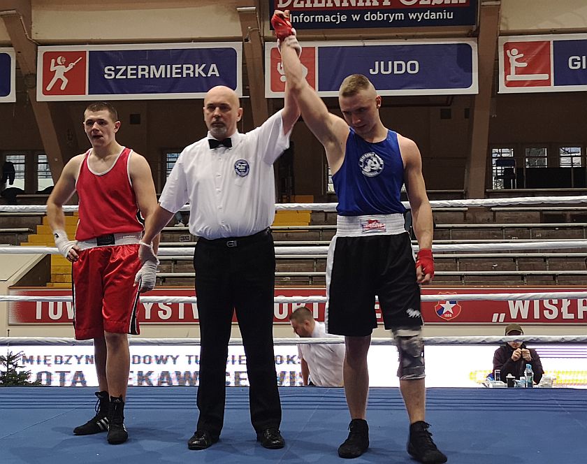 75kg Michał Ożga (SB Tomaszów Lubelski) vs Aleksander Soja (Boxing Team Gosiewski)