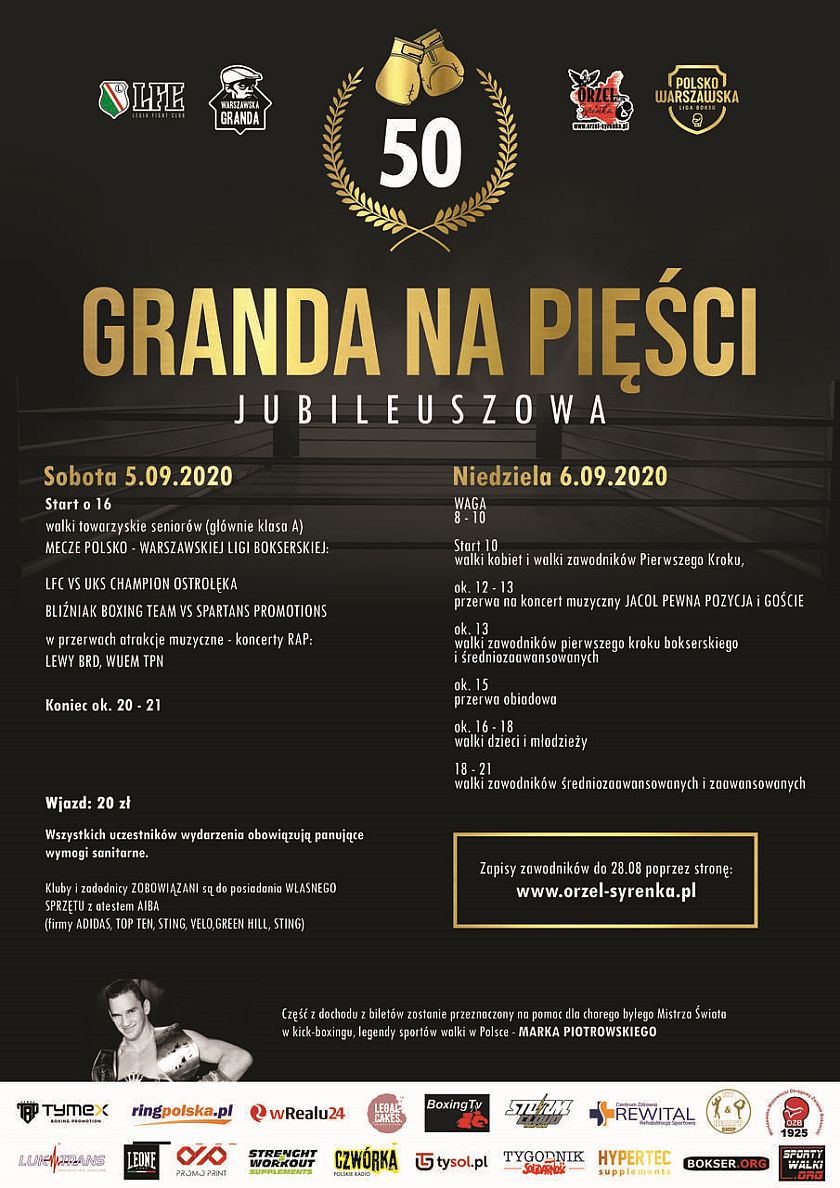 50 Granda na Pięści - Legia Fight Club Warszawa Torwar