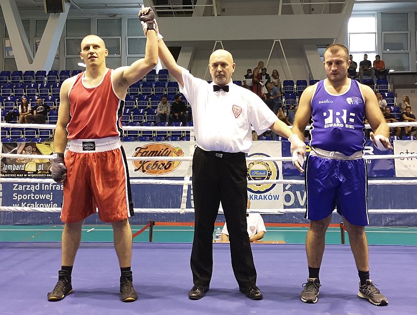 Paweł Głąb (Nowohucki Klub Bokserski) vs Bartłomiej Guzik (TS Wisła Kraków)