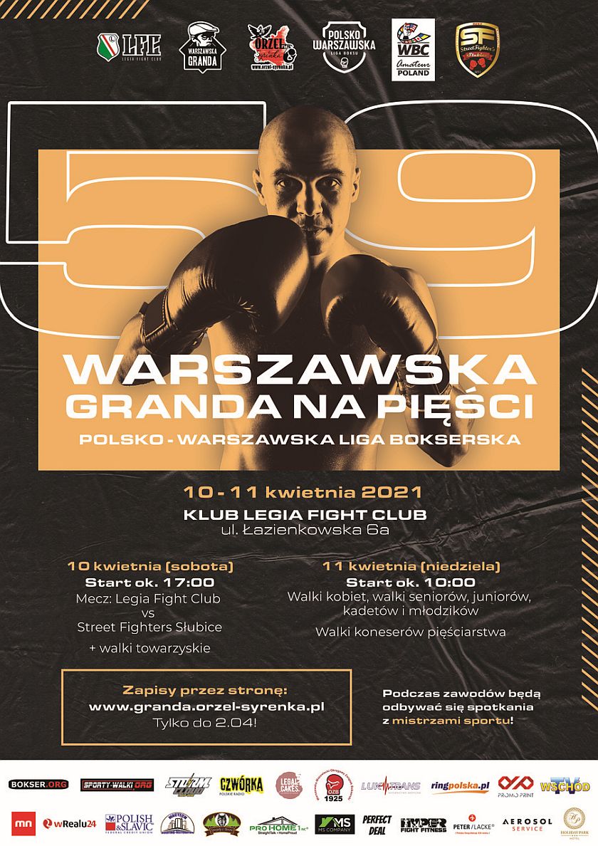 Warszawska Granda na pięści przy Łazienkowskiej w Legia Fight Club