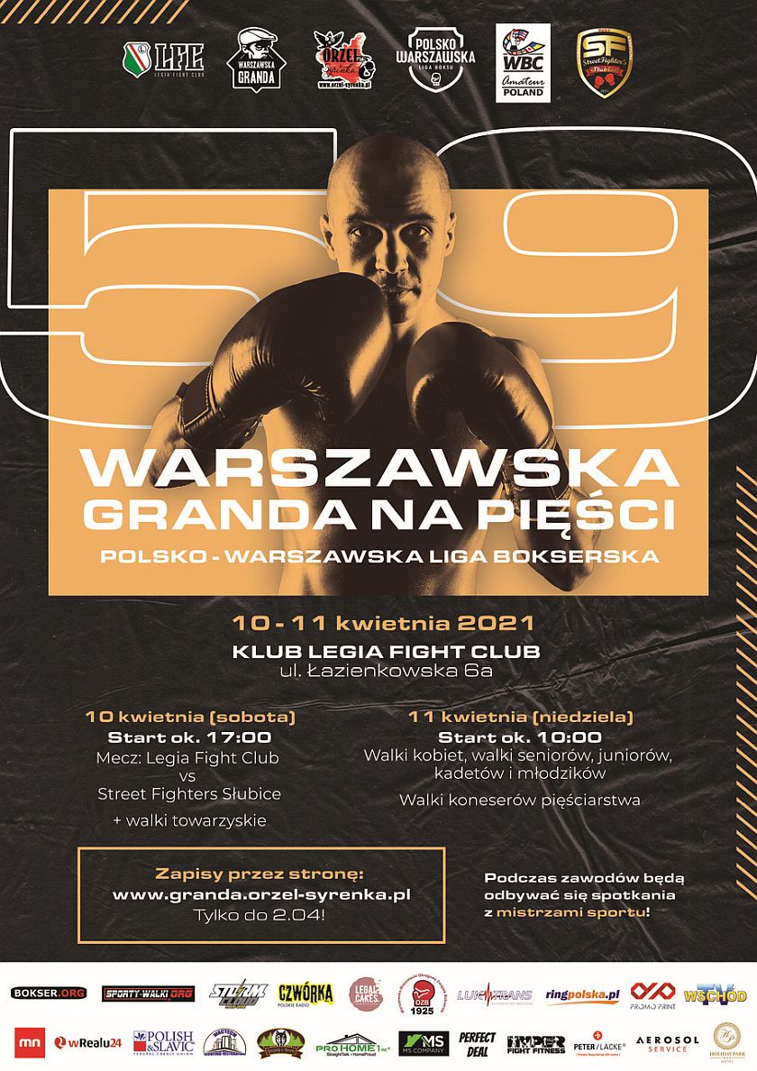 Warszawska Granda na pięści przy Łazienkowskiej w Legia Fight Club