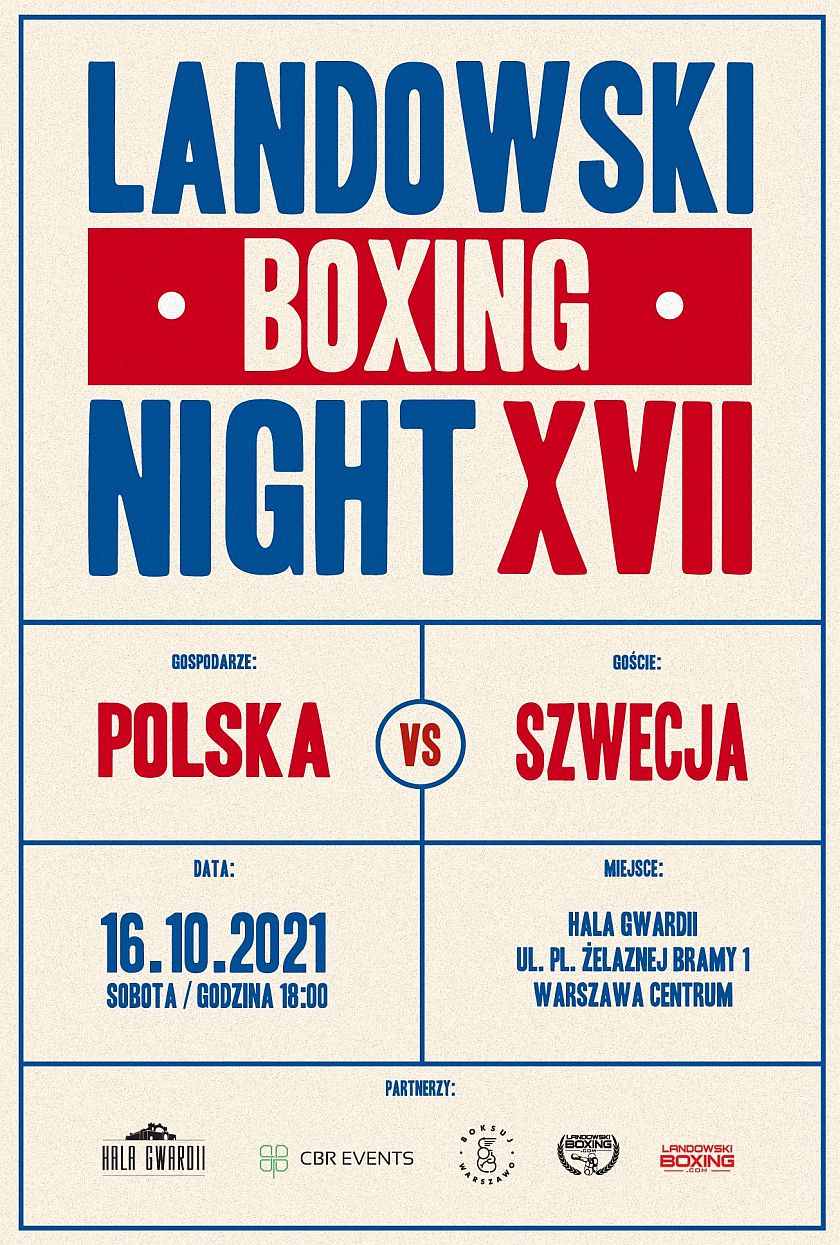 Łukasz Landowski Boxing Night Hala Gwardii Warszawa