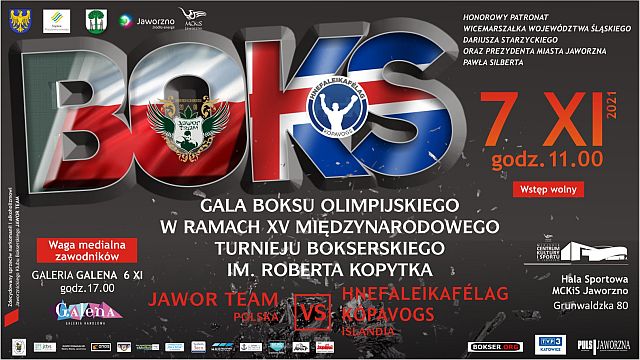 Międzynarodowa Gala Boksu Polska vs Islandia