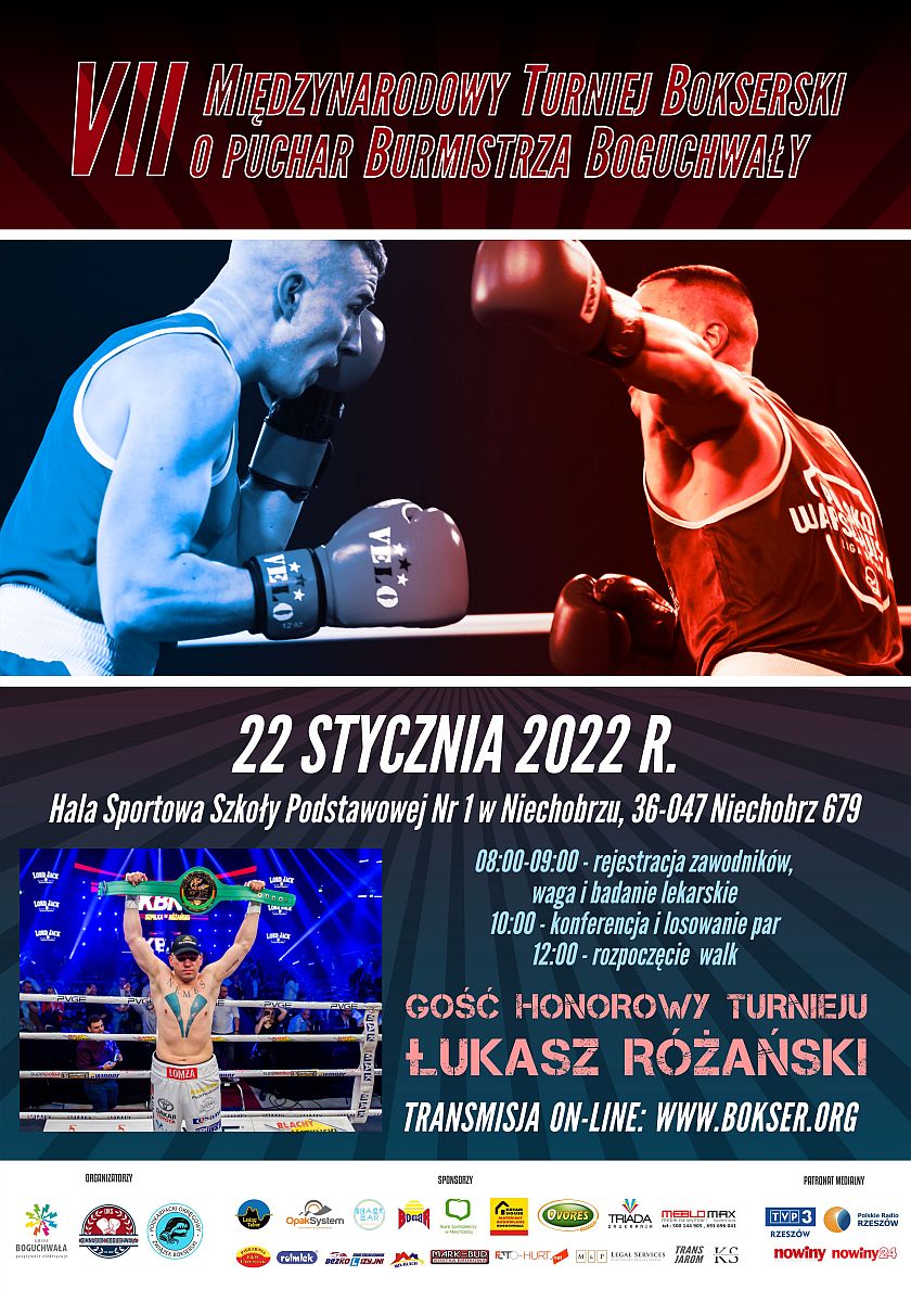 Siódmy międzynarodowy Turniej Bokserski o puchar burmistrza Boguchwały - Niechobrz