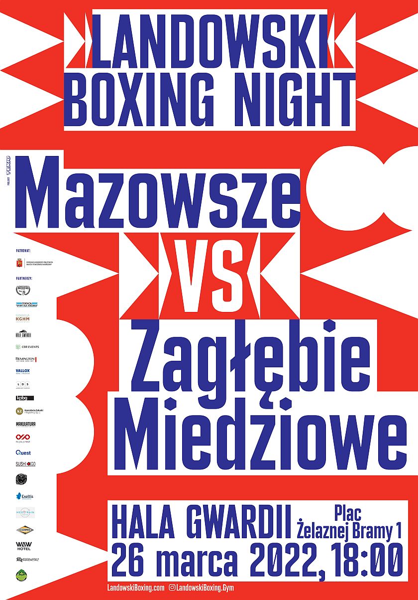 Landowski Boxing Night Warszawa Hala Gwardii