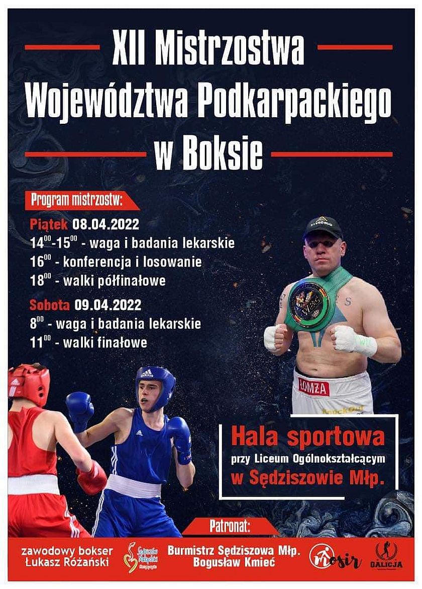 Mistrzostwa Podkarpacia w Boksie Sędziszów Małopolski