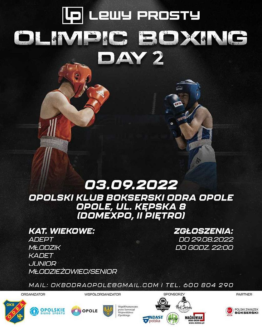 Olimpic Boxing Day 2 Lewy Prosty Opole DomExpo