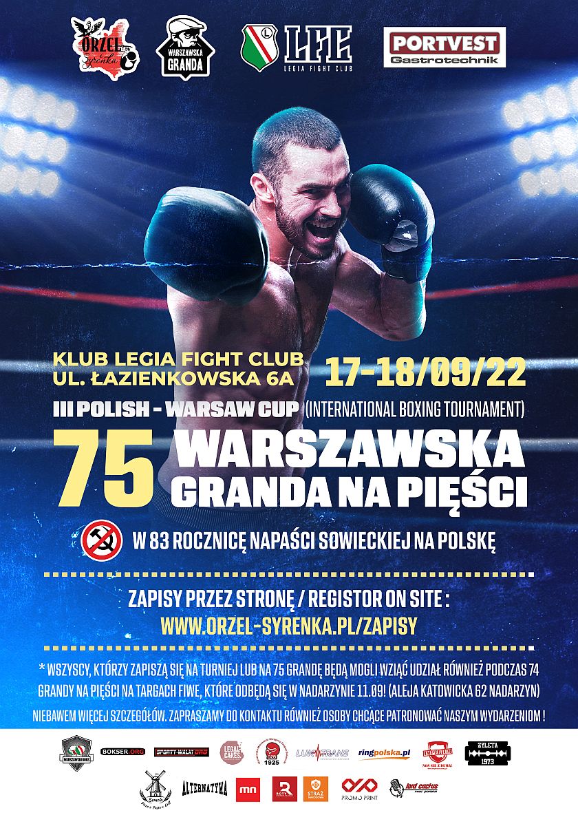 Warszawska Granda na Pięści Legia Fight Club Torwar