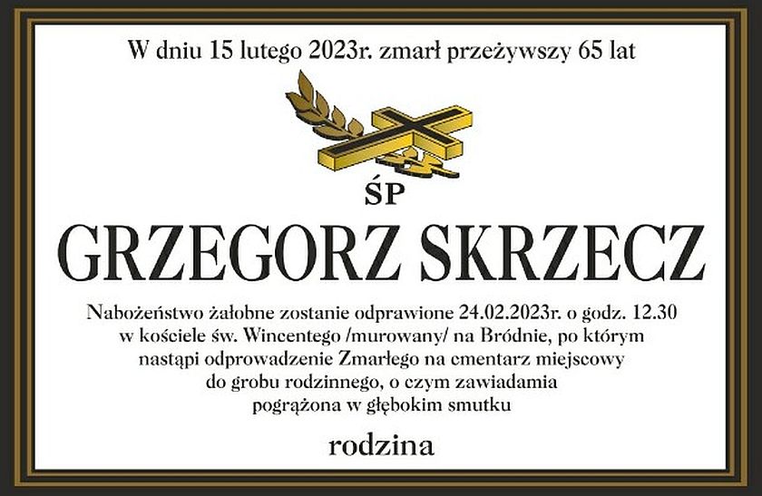 Pożegnanie - Quo vadis Master Grzegorz Skrzecz