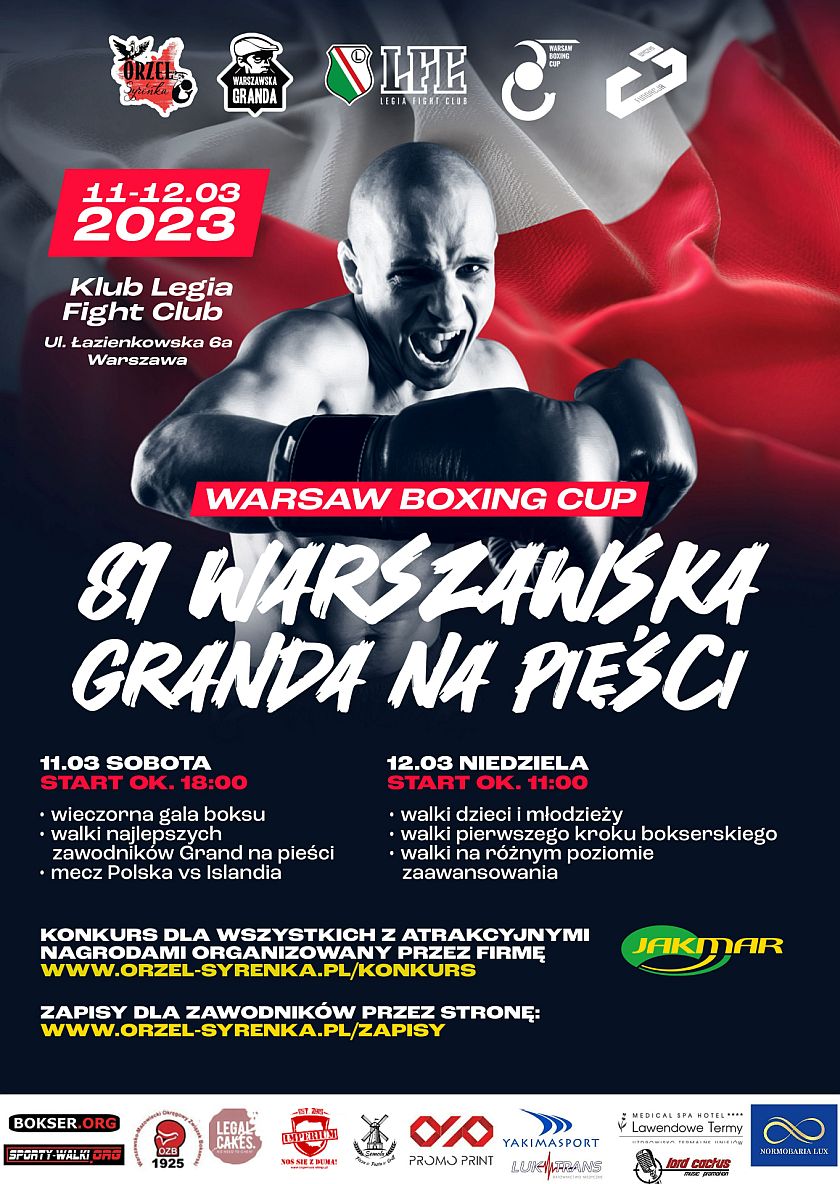 Warszawska Granda na Pięści  Torwar Łazienkowska Legia Fight Club