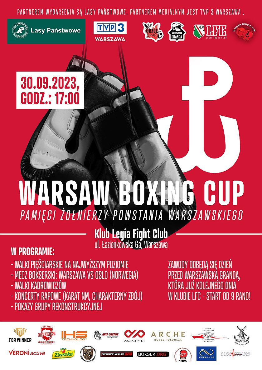 Warszawska Granda Warsaw Boxing CUP Torwar Łazienkowska Warszawa