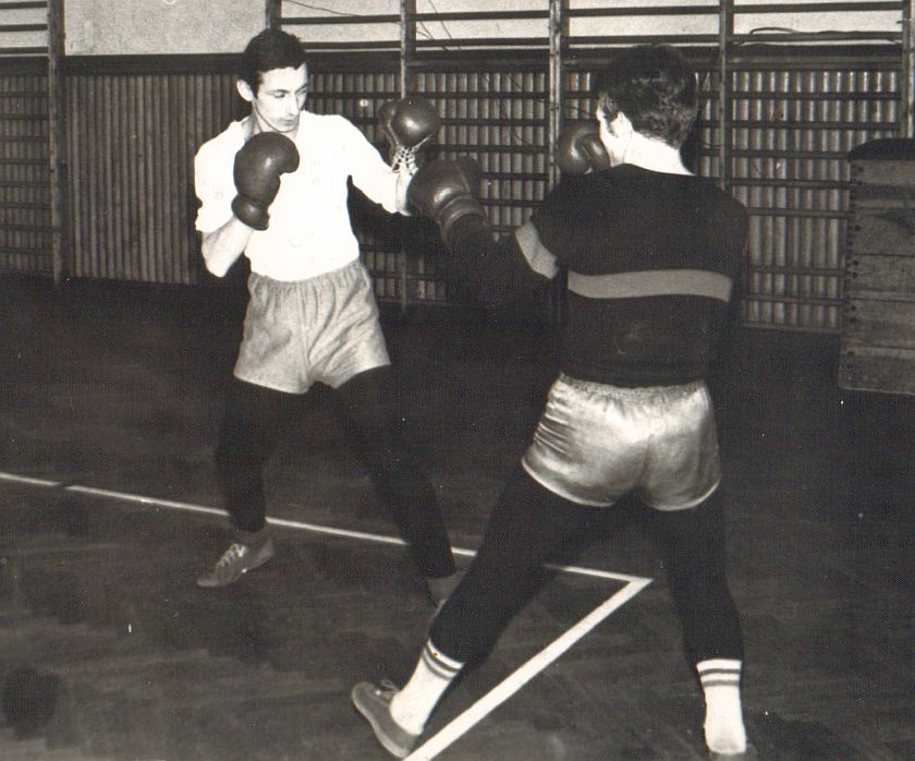 Trening w Widzewie Łódź 1970