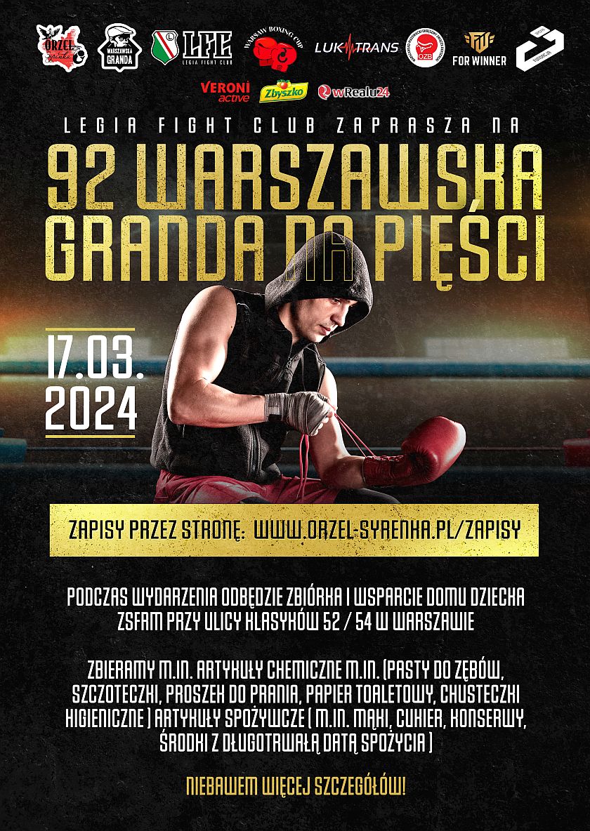 92. Warszawska Granda na pięści przy Łazienkowskiej