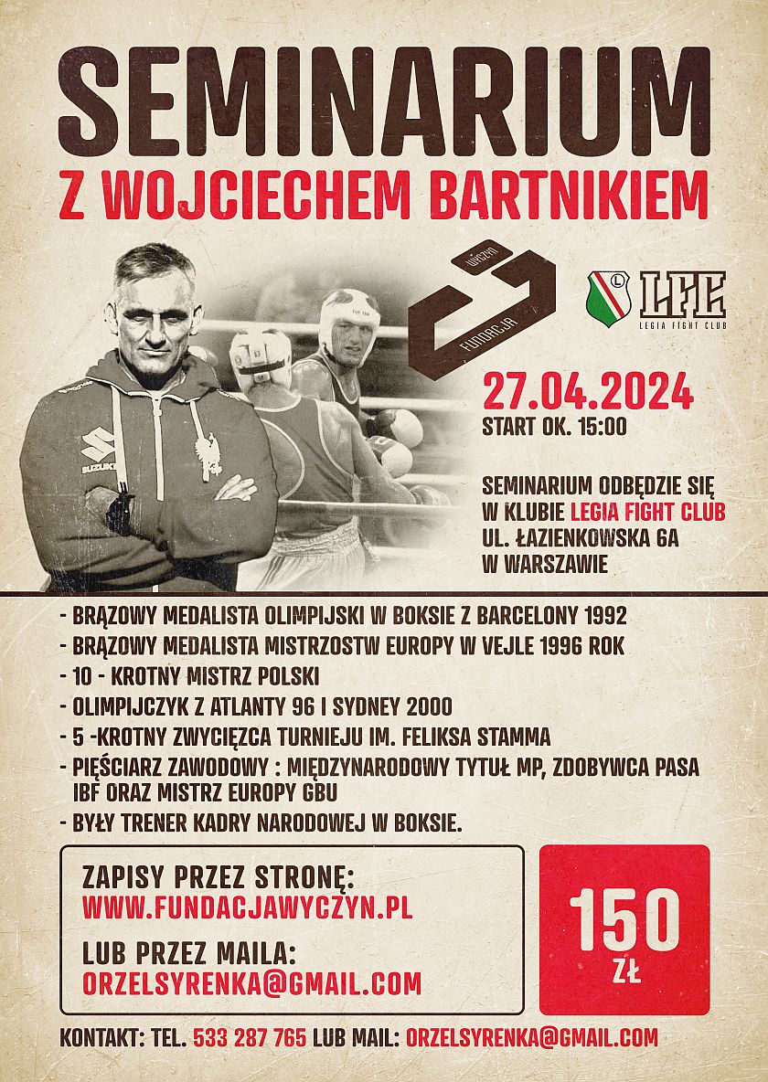 Seminarium z Wojciechem Bartnikiem