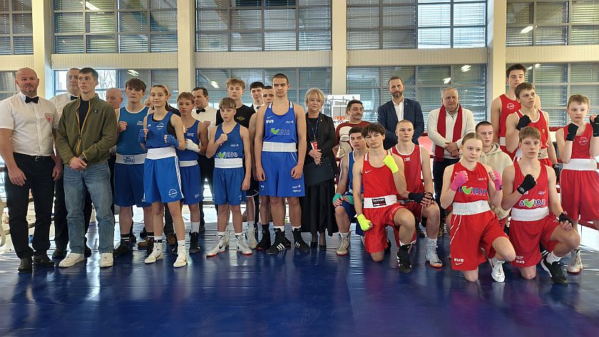 Zawodnicy pierwszego turnieju i. Teddy Pietrzykowskiego w Oświęcimiu