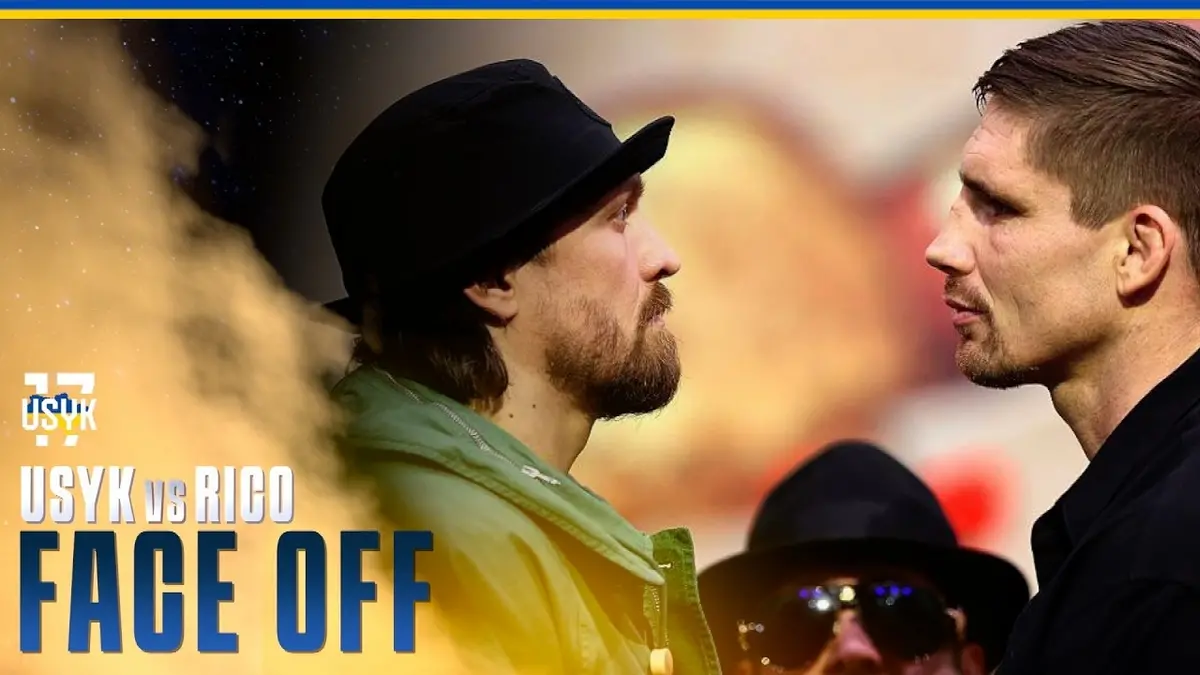 Wideo: Usyk i Verhoeven oko w oko